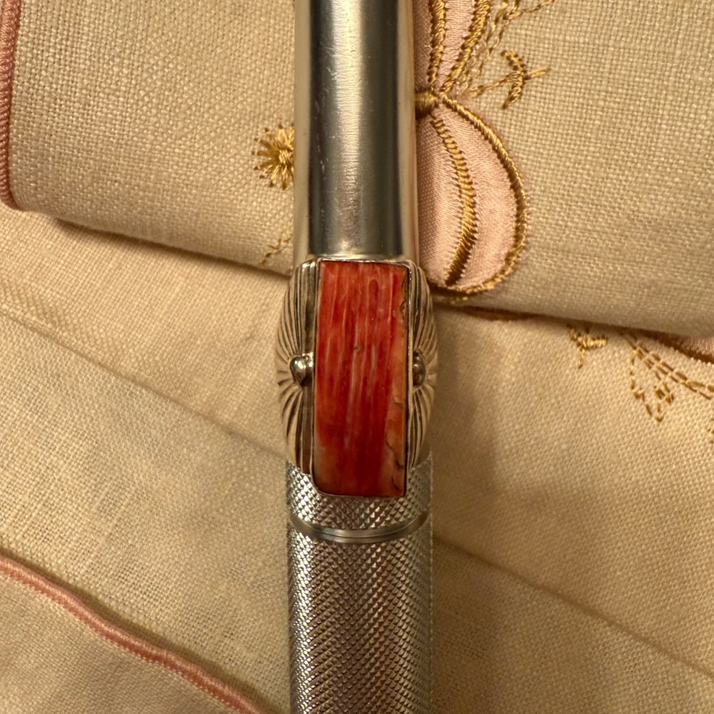 Native handmade silver jewelry ring by Robert Shakey